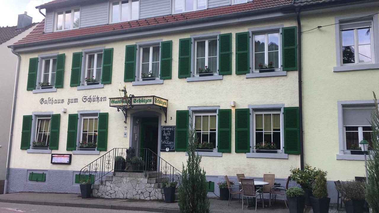 Gasthaus Schutzen Hotel Hornberg Eksteriør billede